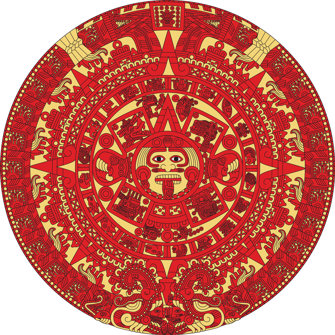 Imagen de un calendario digital. ¡Conéctate con el México Antiguo!