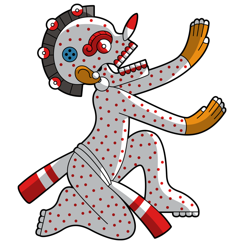 Imagen que representa a uno de los signos del Calendario de Anáhuac. ¡Calcula tu tonal natal!